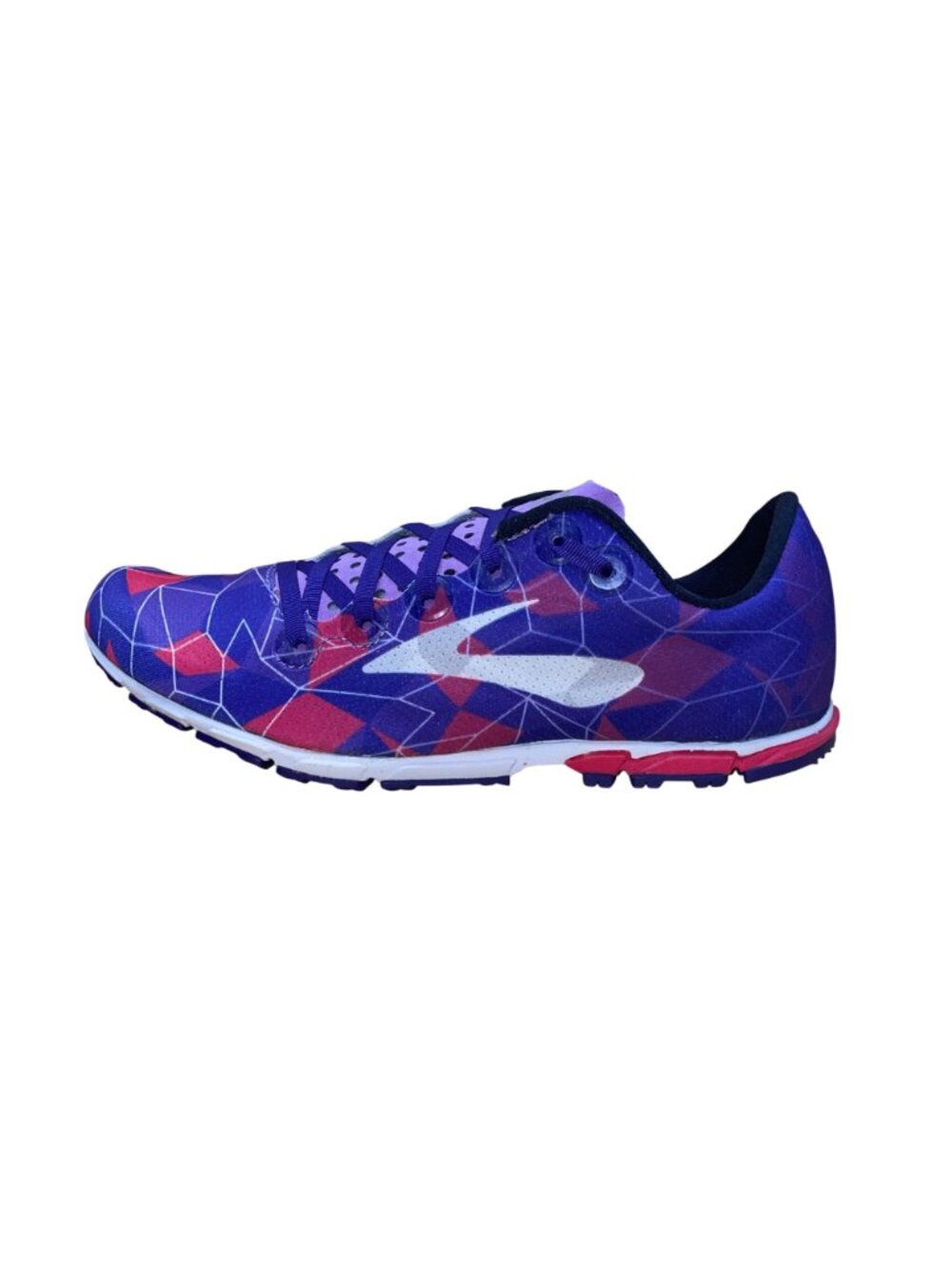 Brooks Women’s Purple Mesh Spiked Track Running Shoes Size 8 image 4
